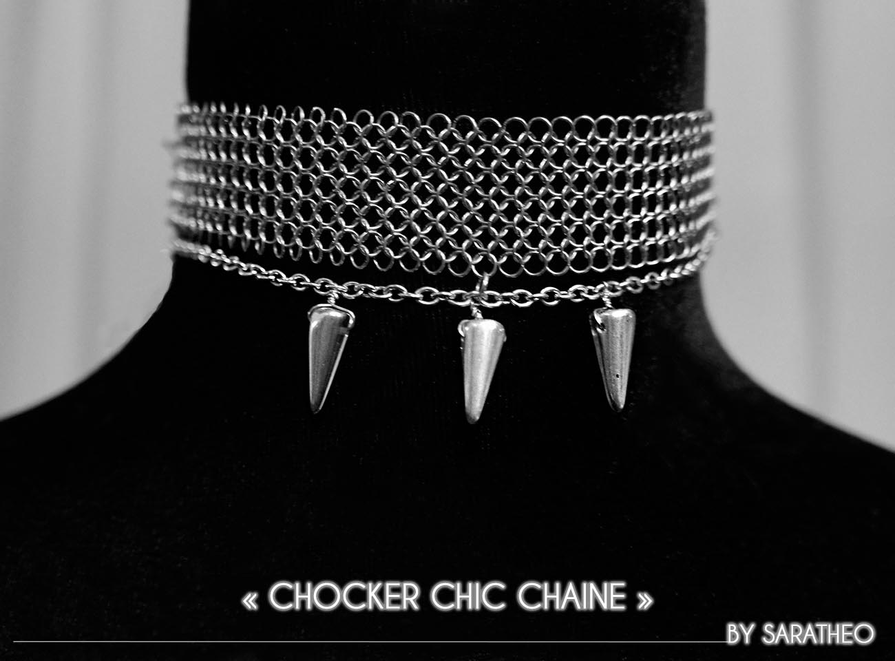 chocker Orion chic chain, BY SARATHEO